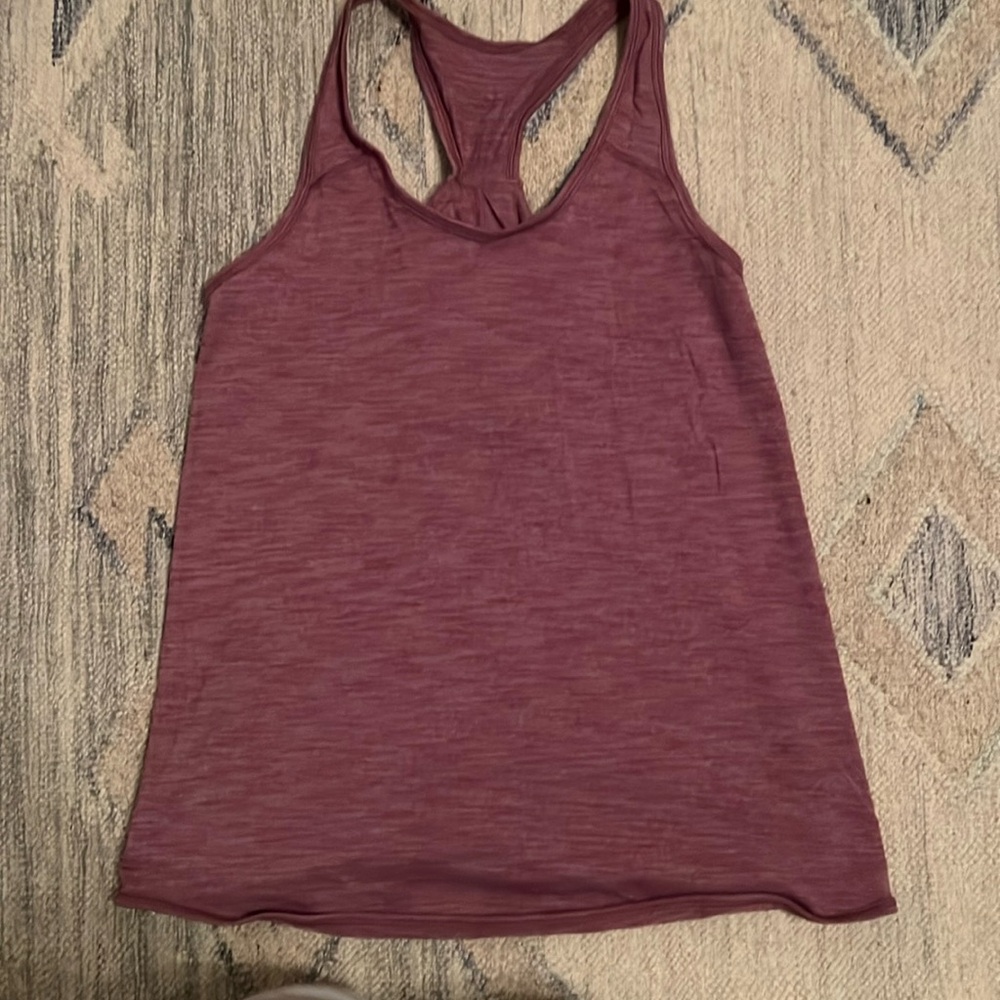Lululemon women’s purple razor back tank size 4